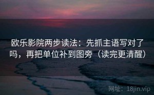 欧乐影院两步读法：先抓主语写对了吗，再把单位补到图旁（读完更清醒）